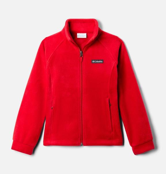 Columbia Benton Springs Fleece Jacket Red For Girls NZ42359 New Zealand